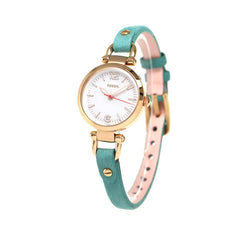 Fossil Es4176 Georgia Mini Theree Hand Teal Green