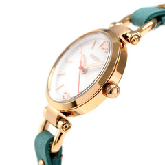 Fossil Es4176 Georgia Mini Theree Hand Teal Green