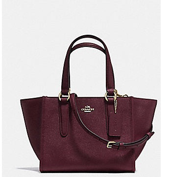  Crosby 21 Carryall Satchel Crossbody Oxblood F11925Crosb depan