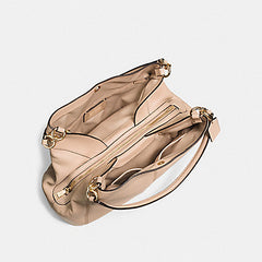 Coach Pebbled Leather Small Lexy Shoulder Bag Fog 23537  dalam