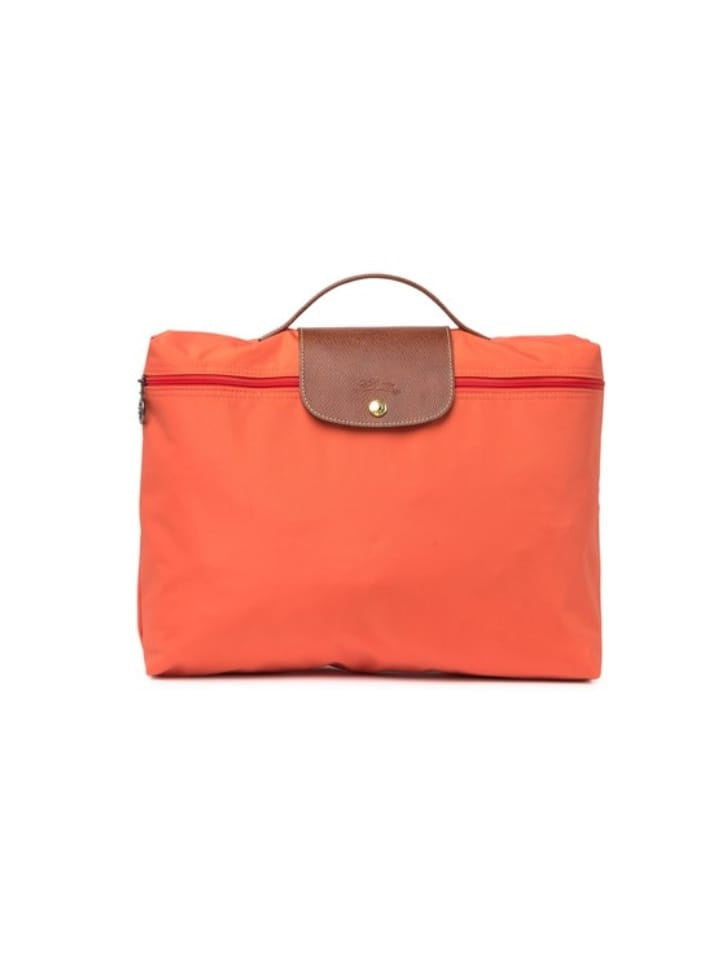 Longchamp L2182089B44 Le Pliage Handle Briefcase Orange