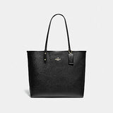 Coach F89155 Reversible City Tote Brown Purple Multi