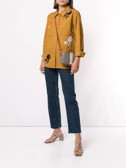 Tory Burch 57743 Gemini Ink Canvas Light Umber