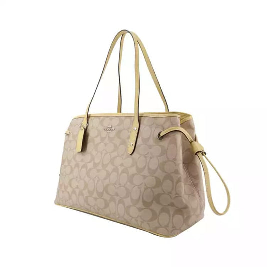 Coach F57842 Drawstring Light Yellow