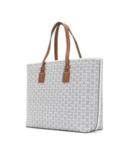 Tory Burch 64427 Gemini Small Tote New Ivory Applique