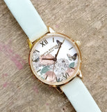 Olivia Burton Signature Florals Gold & Sage Watch