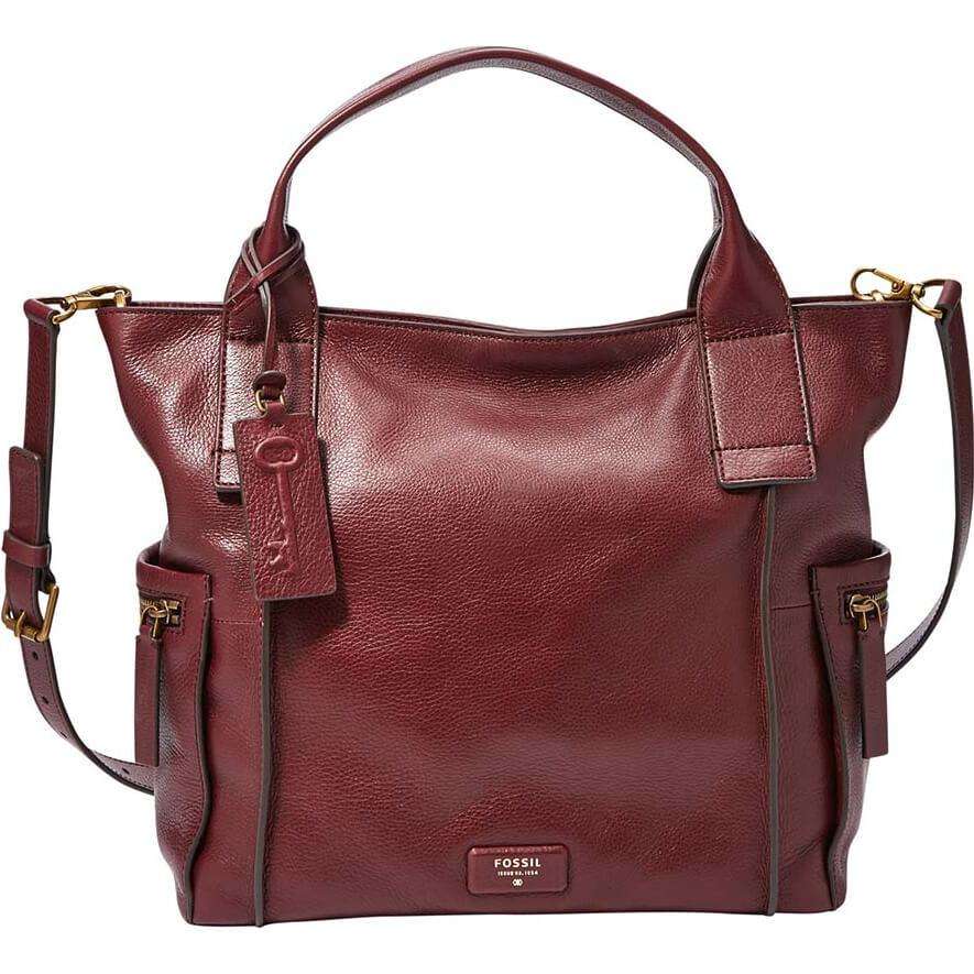 Fossil Zb6458601 Emerson Large Maroon