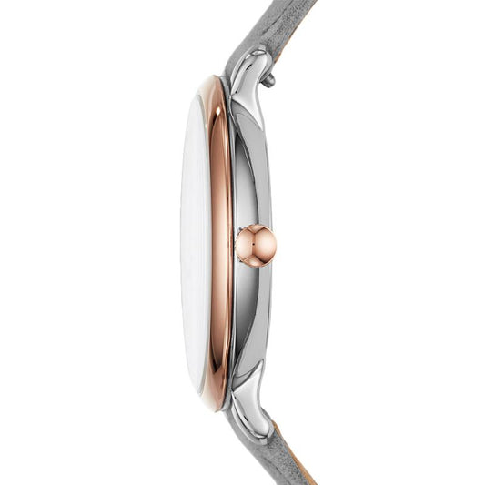 Fossil ES4032 Jacqueline Grey Leather Watch