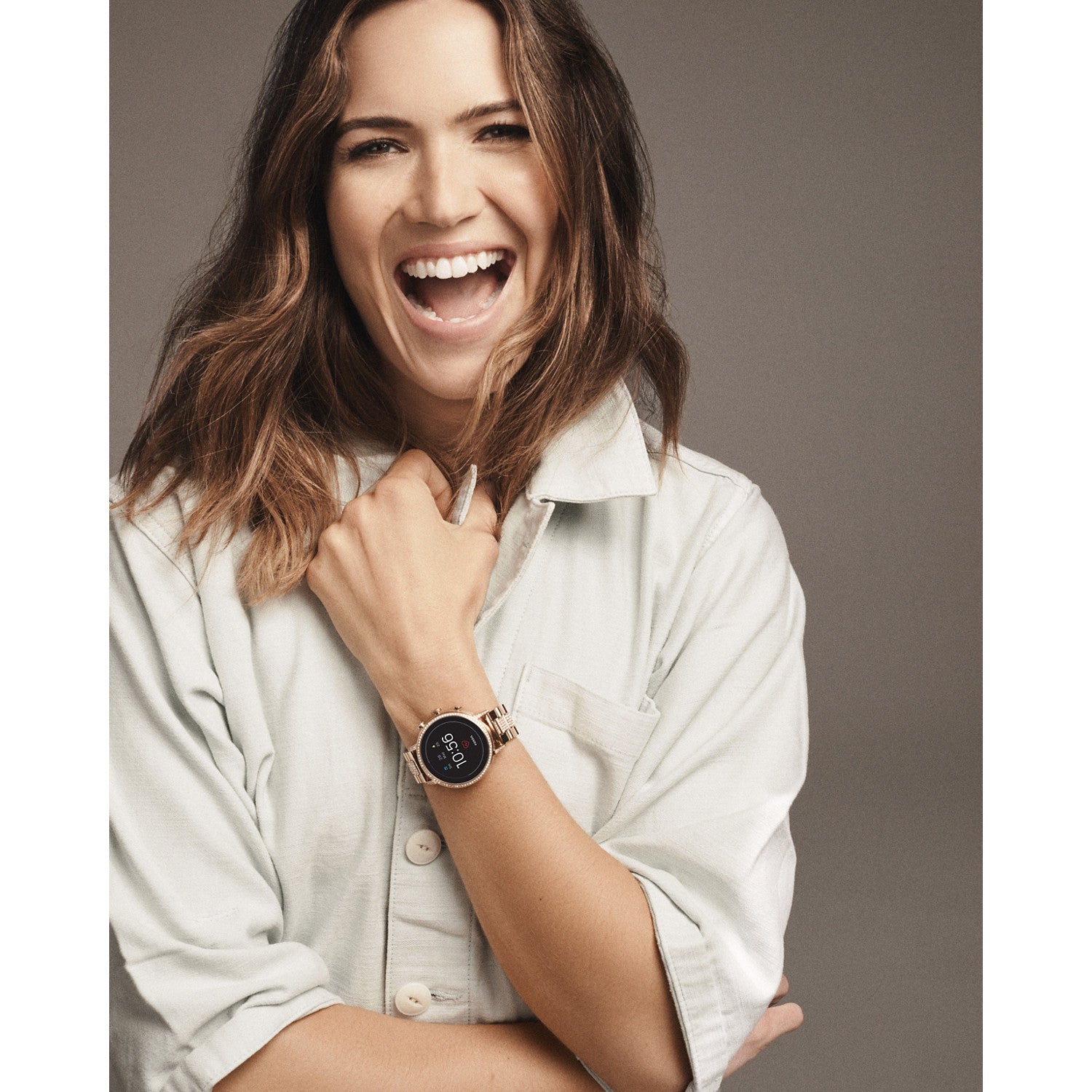 Fossil Ftw6011 Gen 4 Smartwatch Venture Rose Gold Tone Stainless Steel