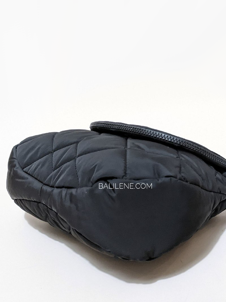 Marc Jacobs Natasha Quilted Nylon Crossbody Bag Black Balilene