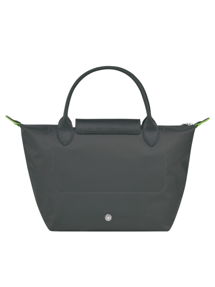 gambar-belakang-Longchamp-Le-Pliage-Green-Small-Top-Handle-Bag-Grey