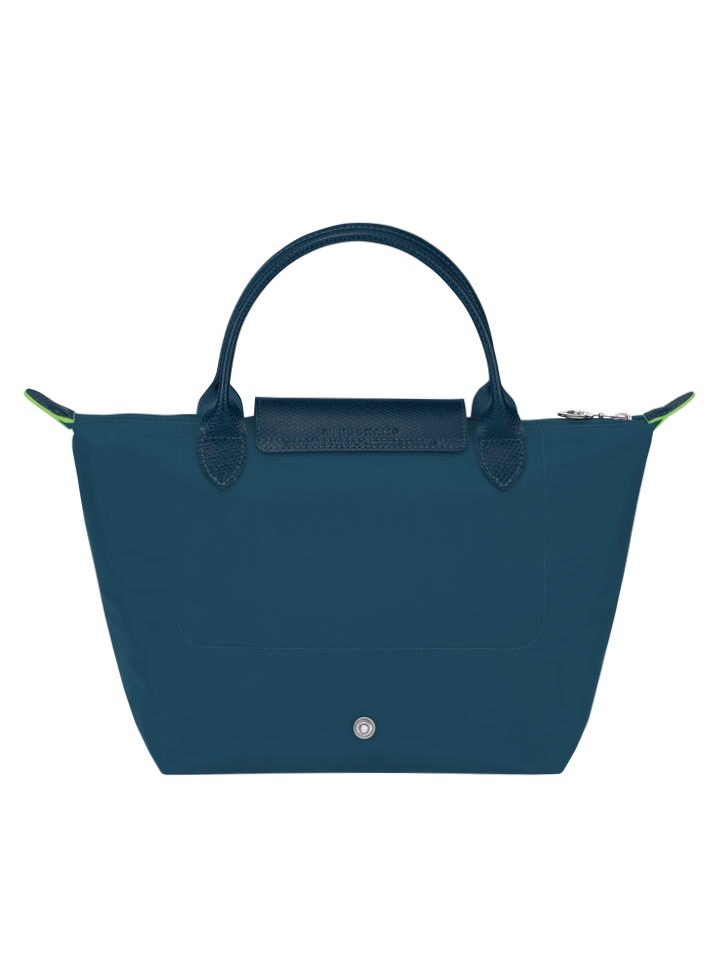 gambar-belakang-Longchamp-Le-Pliage-Green-Small-Top-Handle-Bag-Ocean-Blue