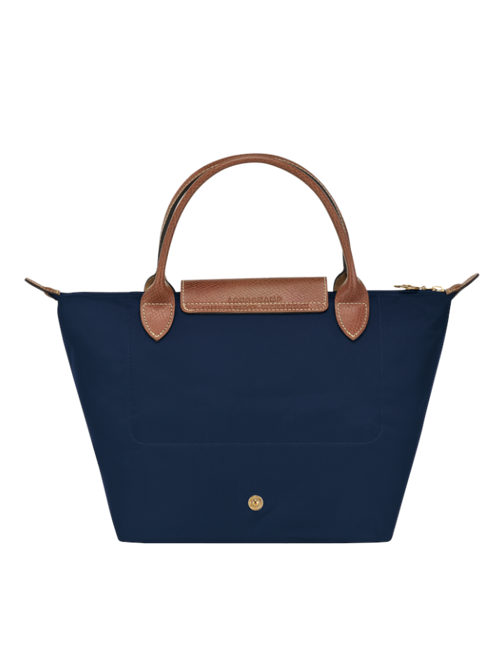 gambar-belakang-Longchamp-Le-Pliage-Original-Small-Top-Handle-Bag-Navy
