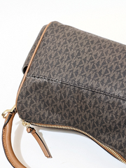 gambar-belakang-Michael-Kors-30F1G9LS6B-Lorimer-Medium-Logo-Satchel-Brown