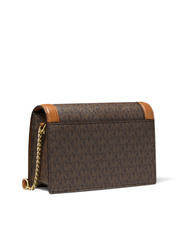 gambar-belakang-Michael-Kors-32S2GJ6C7B-Jet-Set-Large-Logo-Crossbody-Bag-Brown-Acorn