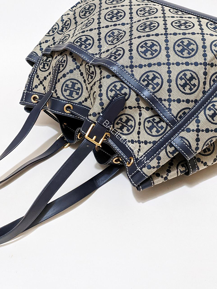 gambar-belakang-Tory-Burch-T-Monogram-Jacquard-Tote-Navy
