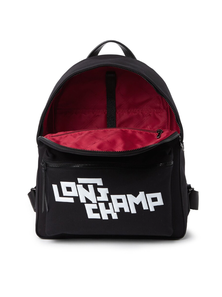 gambar-dalam-Longchamp-Stamp-Backpack-Black
