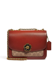 gambar-depan-Coach-C0827-Madison-Shoulder-Bag-In-Signature-Canvas-Tan-Rust-Balilene
