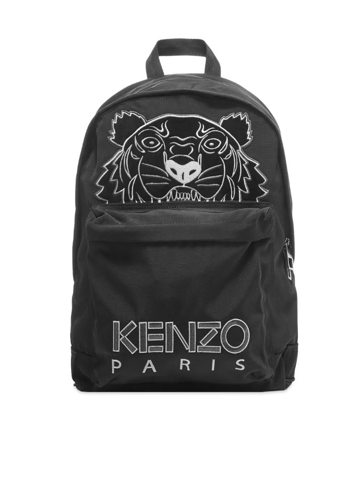 gambar-depan-Kenzo-Festive-Tiger-Backpack-Black