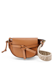 gambar-depan-Loewe-Mini-Gate-Dual-Bag-In-Soft-Calfskin-And-Jacquard-Tan