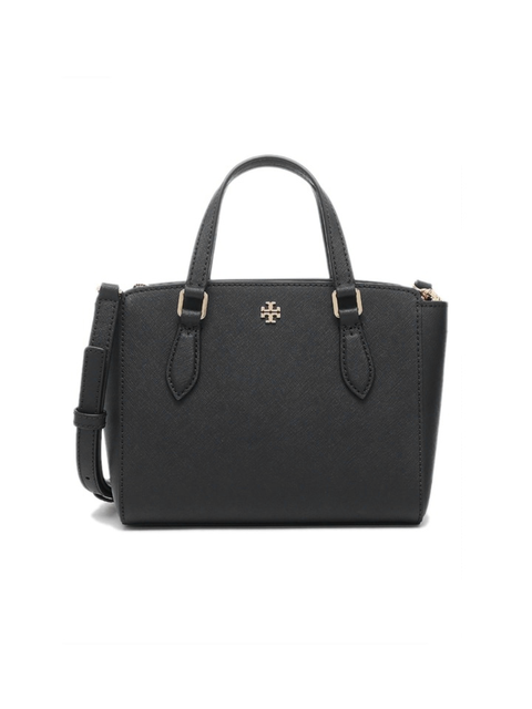 バッグ TORY BURCH EMERSON MINI TOP ZIP TOTE Tory Burch 64189 Emerson Mini Top Zip Tote Black – Balilene