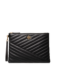 gambar-depan-Tory-Burch-Kira-Chevron-Small-Pouch-Black