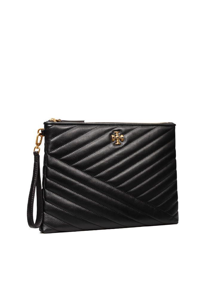 gambar-depan1-Tory-Burch-Kira-Chevron-Small-Pouch-Black