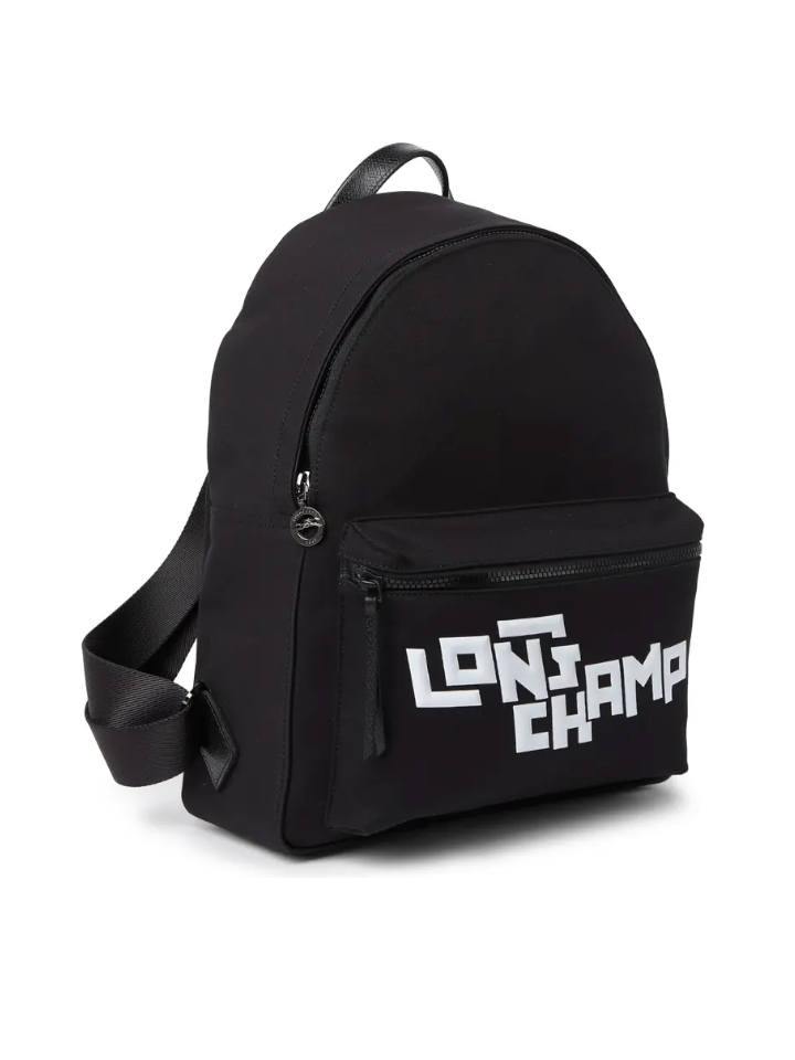gambar-samping-Longchamp-Stamp-Backpack-Black