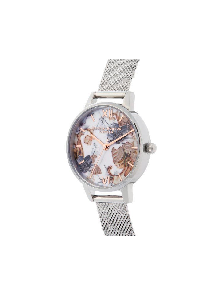 gambar-samping-Olivia-Burton-OB16CS16-Marble-Florals-Mesh-Bracelet-Strap-Watch-Silver-Multi