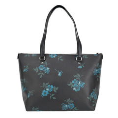 Coach F88877 Gallery Floral Blue Black Multi