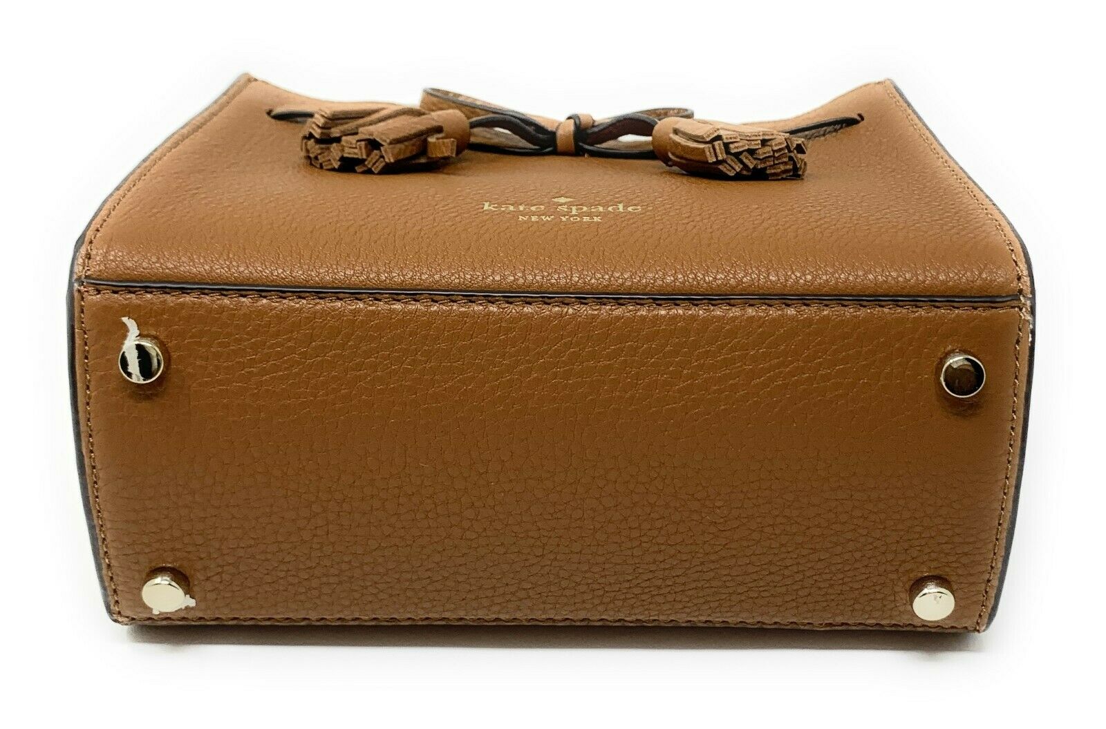 Kate Spade Wkru5718 Hayes Street Mini Satchel Crossbody Warm Gingerbread Red Bag