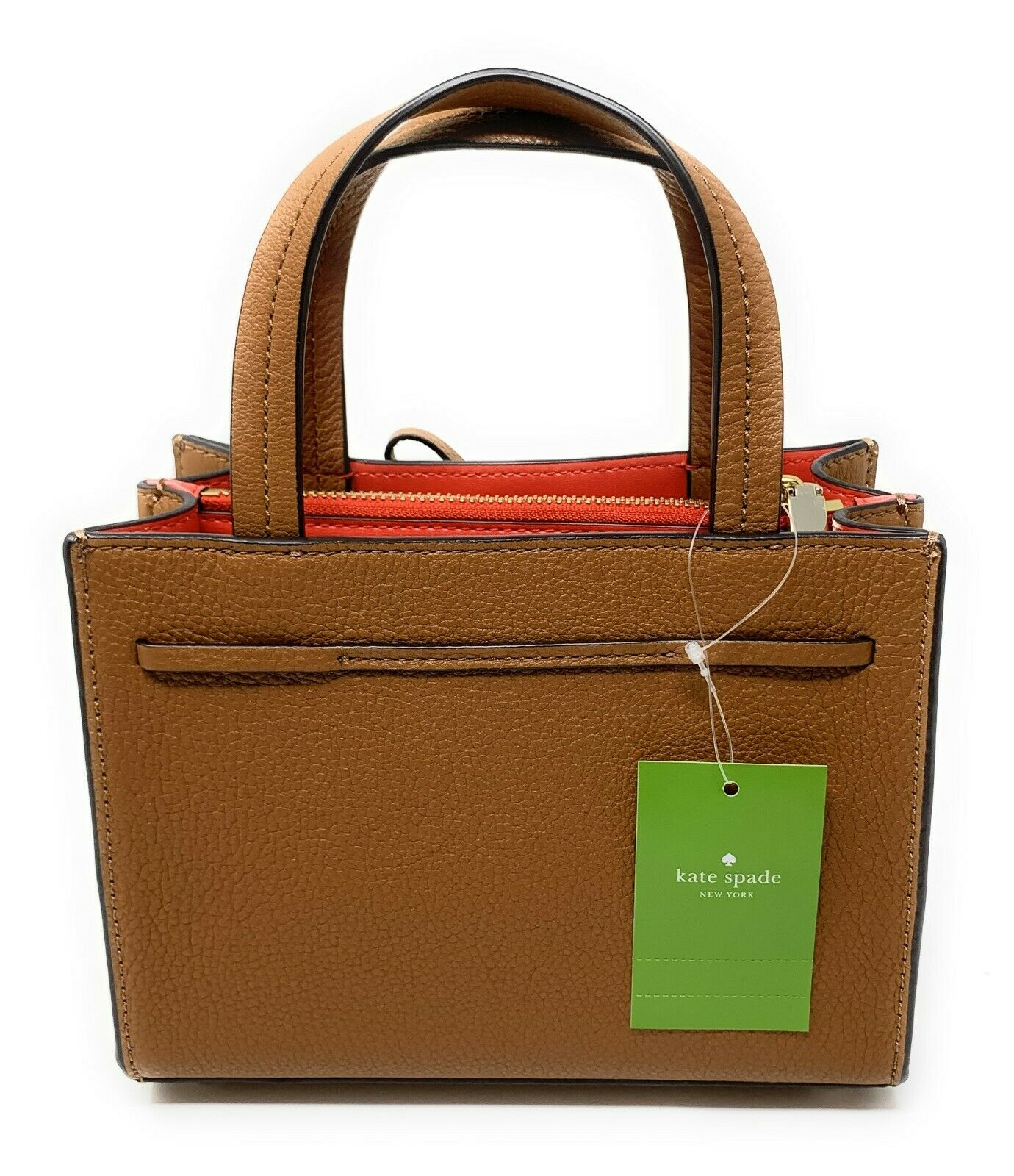 Kate Spade Wkru5718 Hayes Street Mini Satchel Crossbody Warm Gingerbread Red Bag