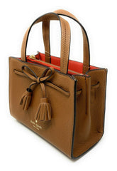 Kate Spade Wkru5718 Hayes Street Mini Satchel Crossbody Warm Gingerbread Red Bag