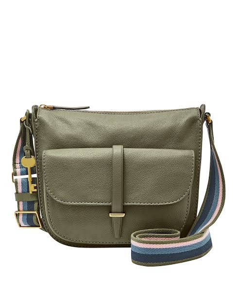 Fossil ryder satchel deals bay leaf