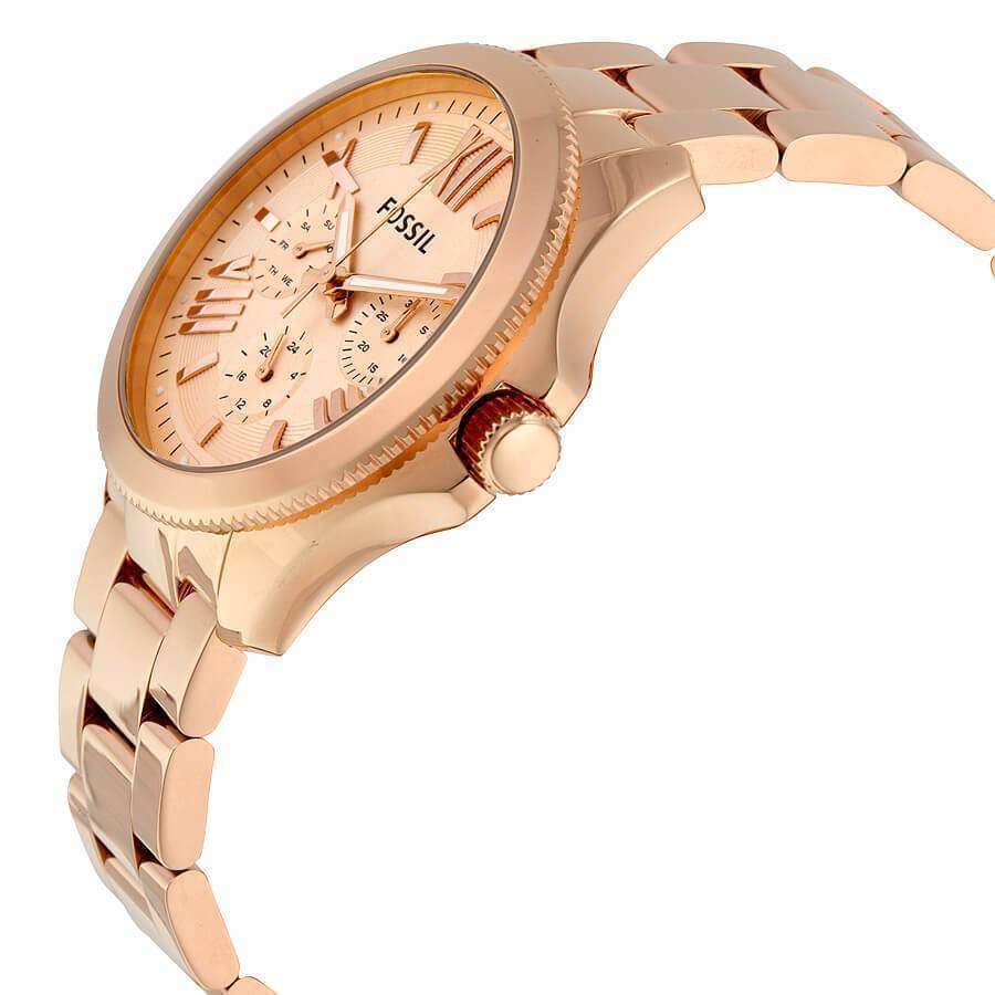 jam-AM4511-Fossil Cecile chronograph Rosegold Watch-Balilene