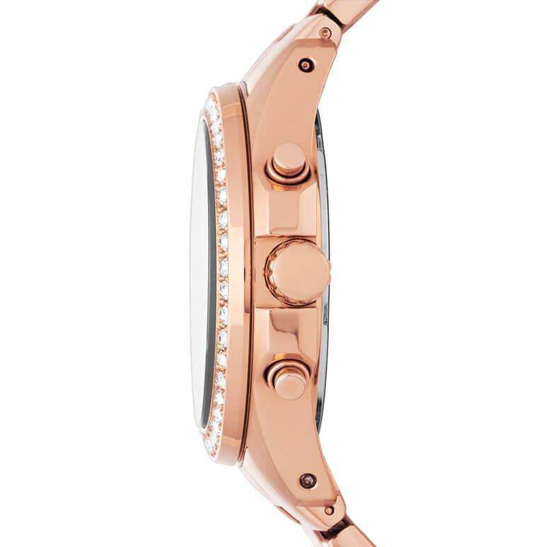 jam-ES3352-Fossil Decker Chronograph Rose Gold-Balilene