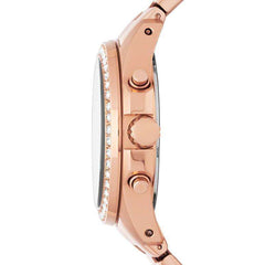 jam-ES3352-Fossil Decker Chronograph Rose Gold-Balilene