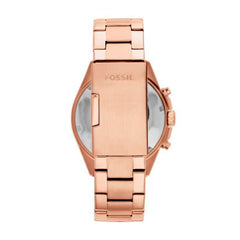 jam-ES3352-Fossil Decker Chronograph Rose Gold-Balilene