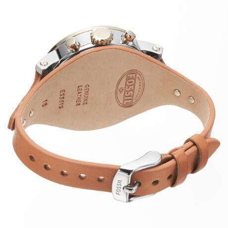 jam-Es3615-Fossil Boyfriend Chronograph Tan Leather-Balilene