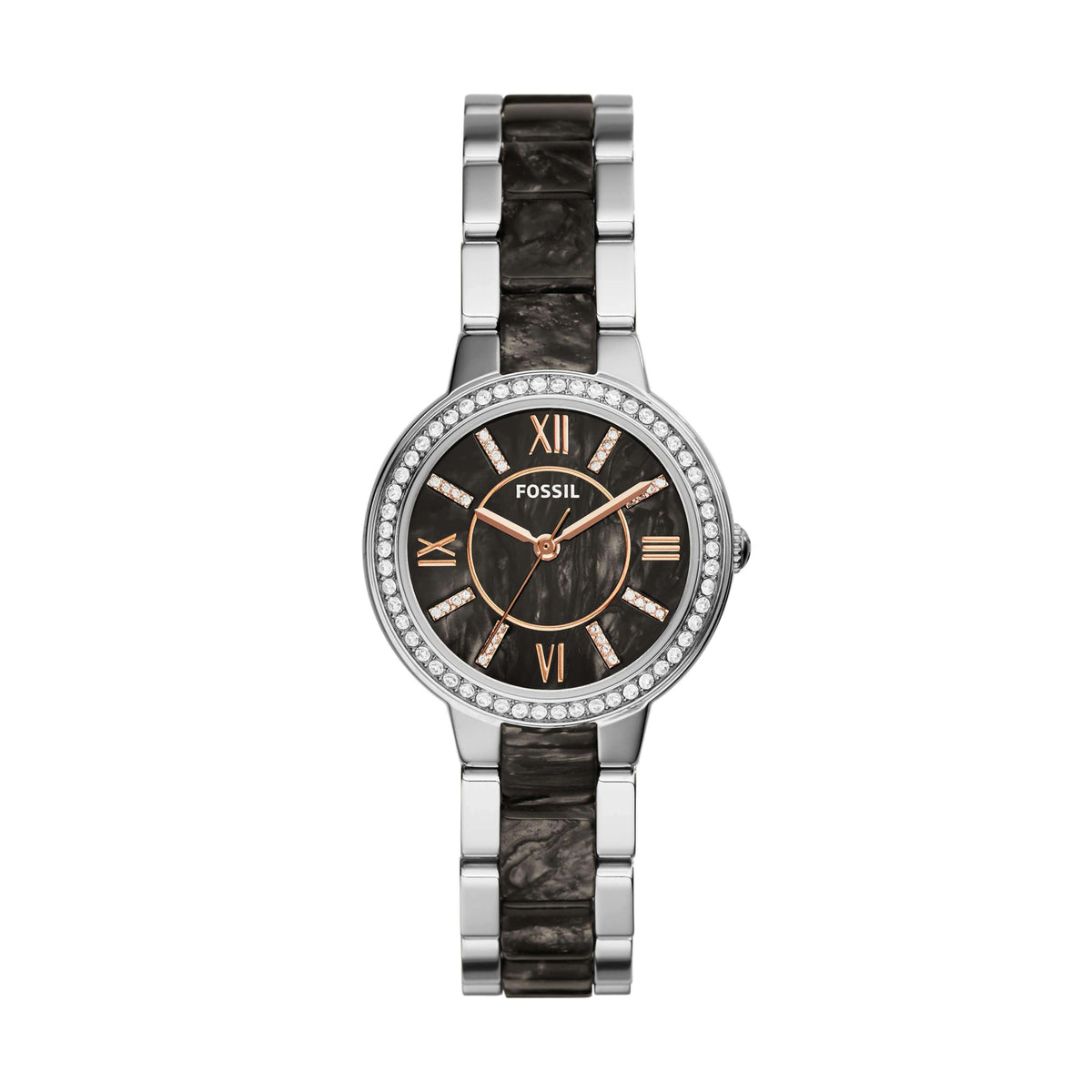 jam-Es3918-Fossil Virginia Gray Dial Ladies Casual Watch-Balilene