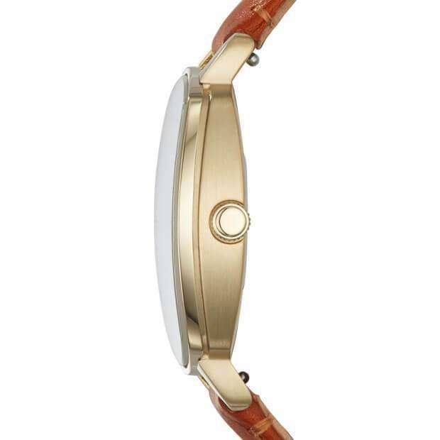 jam-Es3996-Fossil Idealist Light Brown Leather Watch-Balilene