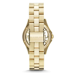 jam-MBM3295-Marc Jacobs Henry Gold Dial Gold-plated Ladies Watch-Balilene