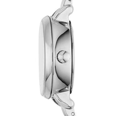 jam-Me3071-Fossil Jacqueline Mini Skeleton Silver Watch-Balilene