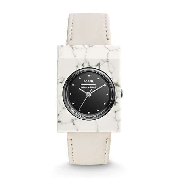 jam-Ocf1004-Fossil Opening Ceremony Gemstone Three Hand White-Balilene