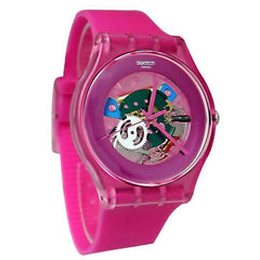 jam-SUOP100-Swatch Unisex Lacquered Spring Summer Pink-Balilene