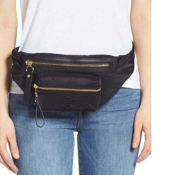 Tory Burch 60387 Nylon Belt Bag Black