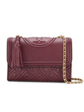 Tory Burch 43834 Fleming Small Convertible Shoulder Bag Claret