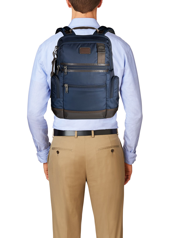 on-model-Tumi-Alpha-Bravo-Navy-Knox-Backpack