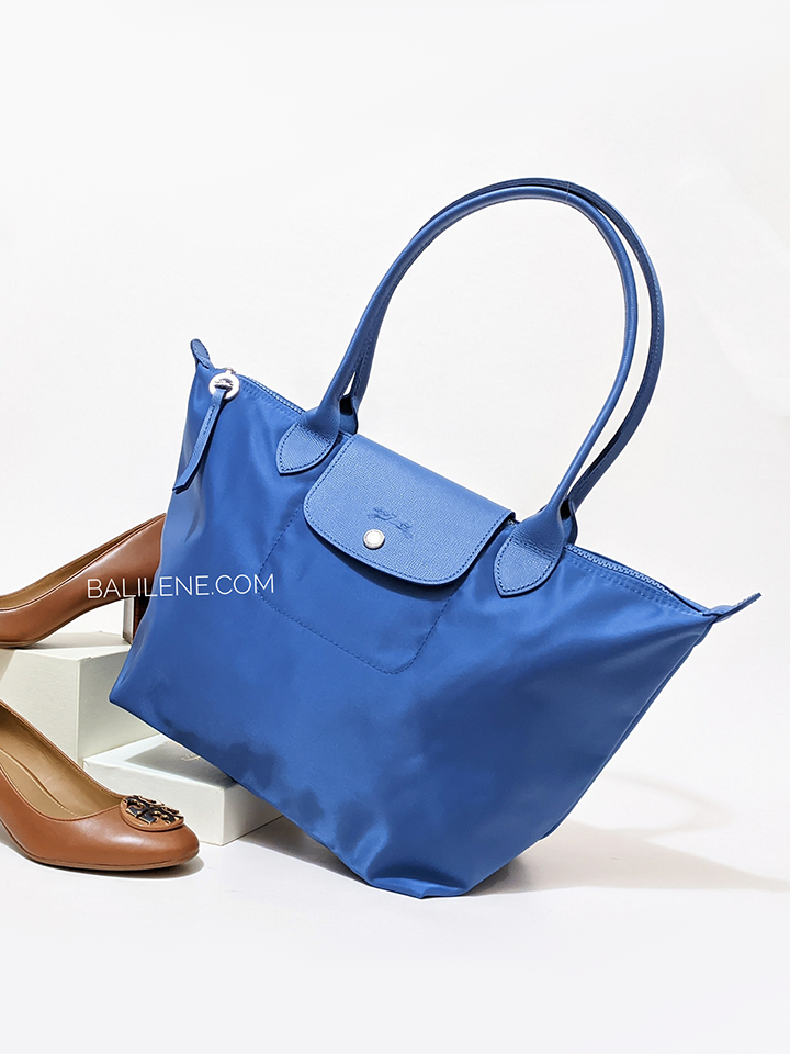 on-produk-Longchamp-L2605598234-Le-Pliage-Neo-Small-Nylon-Shoulder-Tote-In-Blue