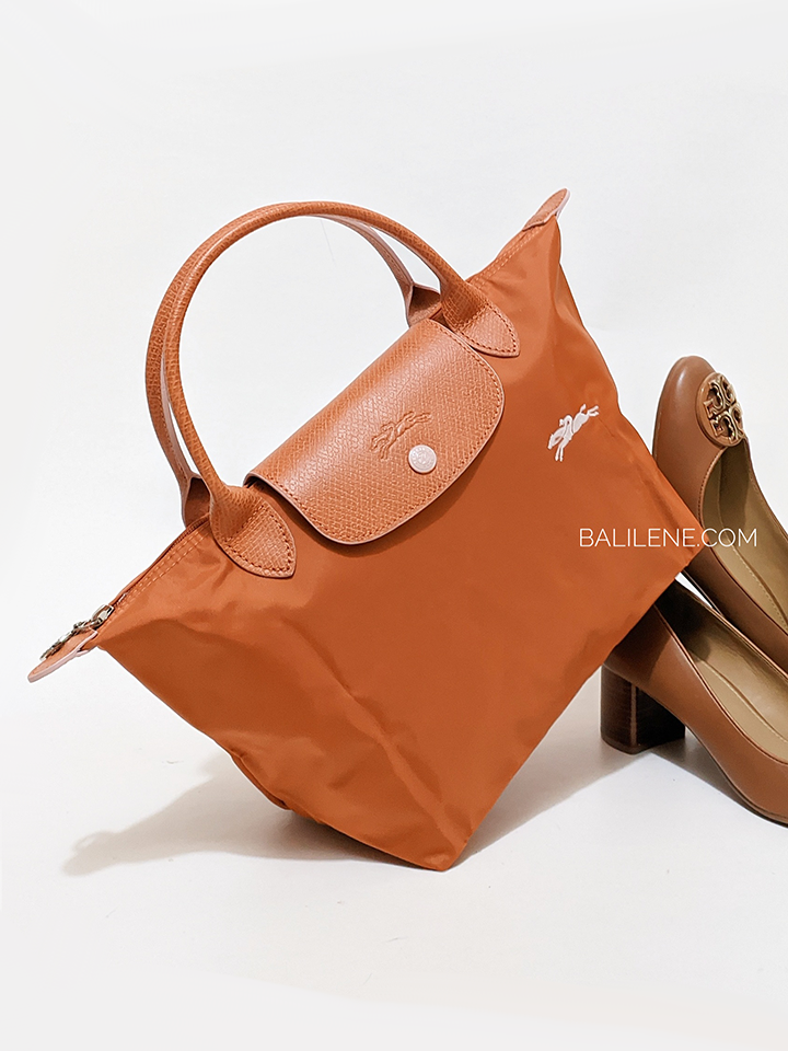 Longchamp Le Pliage Club Small Top Handle Bag Orange Balilene